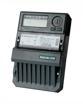 Счетчик  Меркурий  230 ART-02 PQRSIN 10-100А 380В  RS-485 ЖКИ шкаф 1 тарифный
