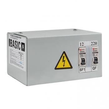 Ящик с понижающим трансформатором  ЯТП-0,25 220/12В 2 авт. EKF